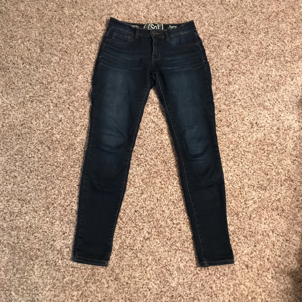 Dark Wash Denim Jeggings